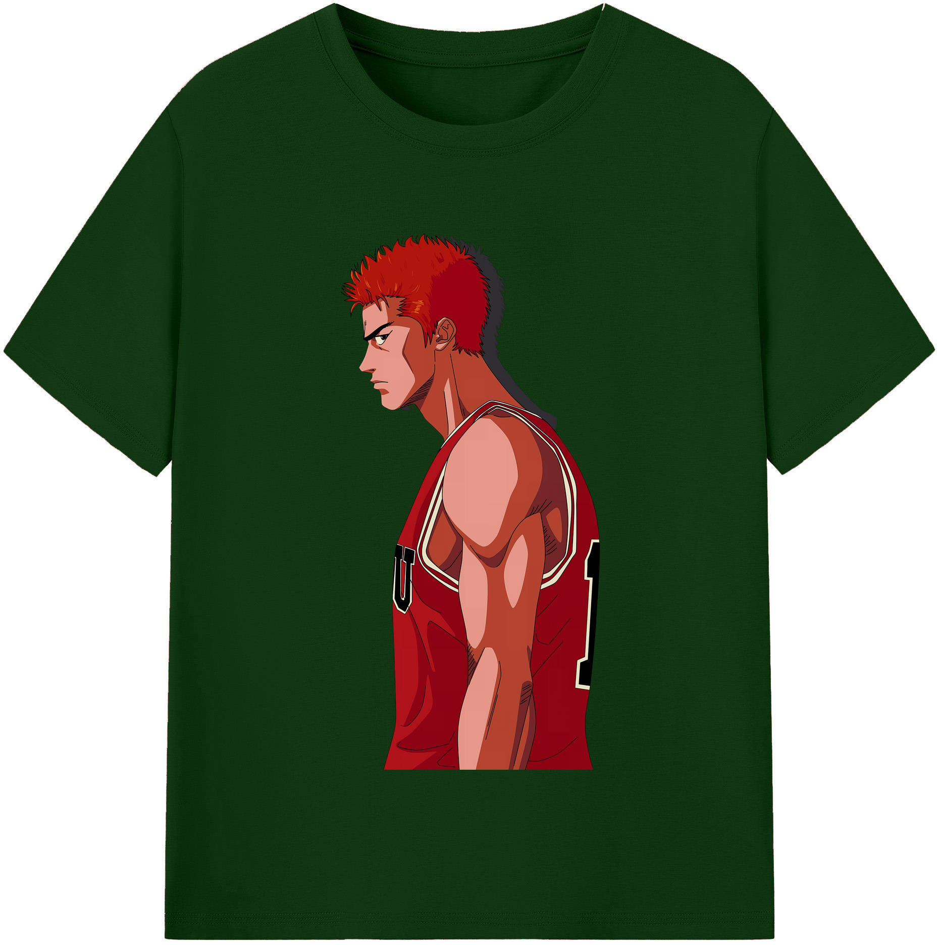 SLAM DUNK／スラムダンク 綿100％半袖Tシャツ（フロントプリント）